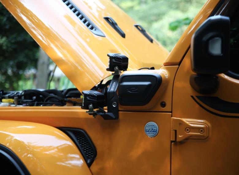 Jeep Wrangler Gladiator TENGQIAN A-pillar Light Mounting Bracket  Jeep Wrangler Gladiator TENGQIAN A-pillar Light Mounting Bracket