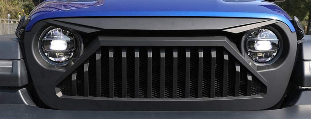 7-Wildcat Front Grille for 2018-2021 Jeep Wrangler JL ABS 7-Wildcat Front Grille for 2018-2021 Jeep Wrangler JL ABS