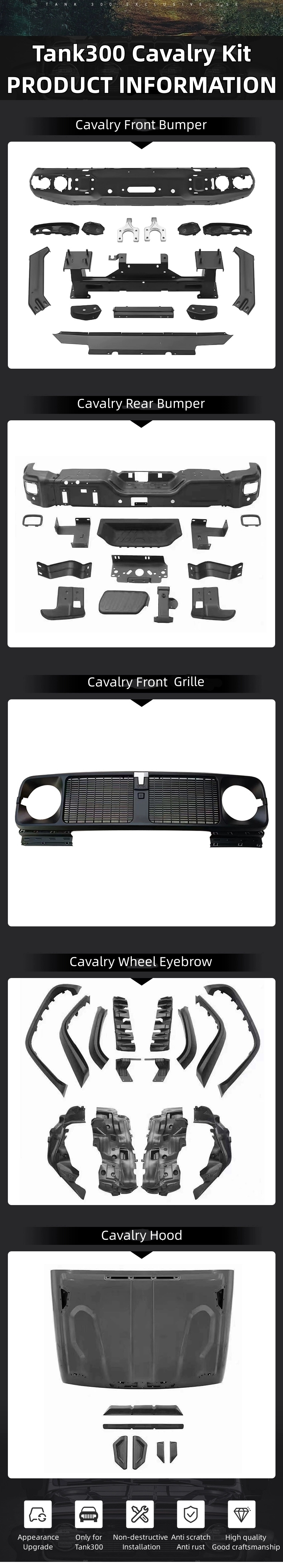 gwm tank300 cabalry kit