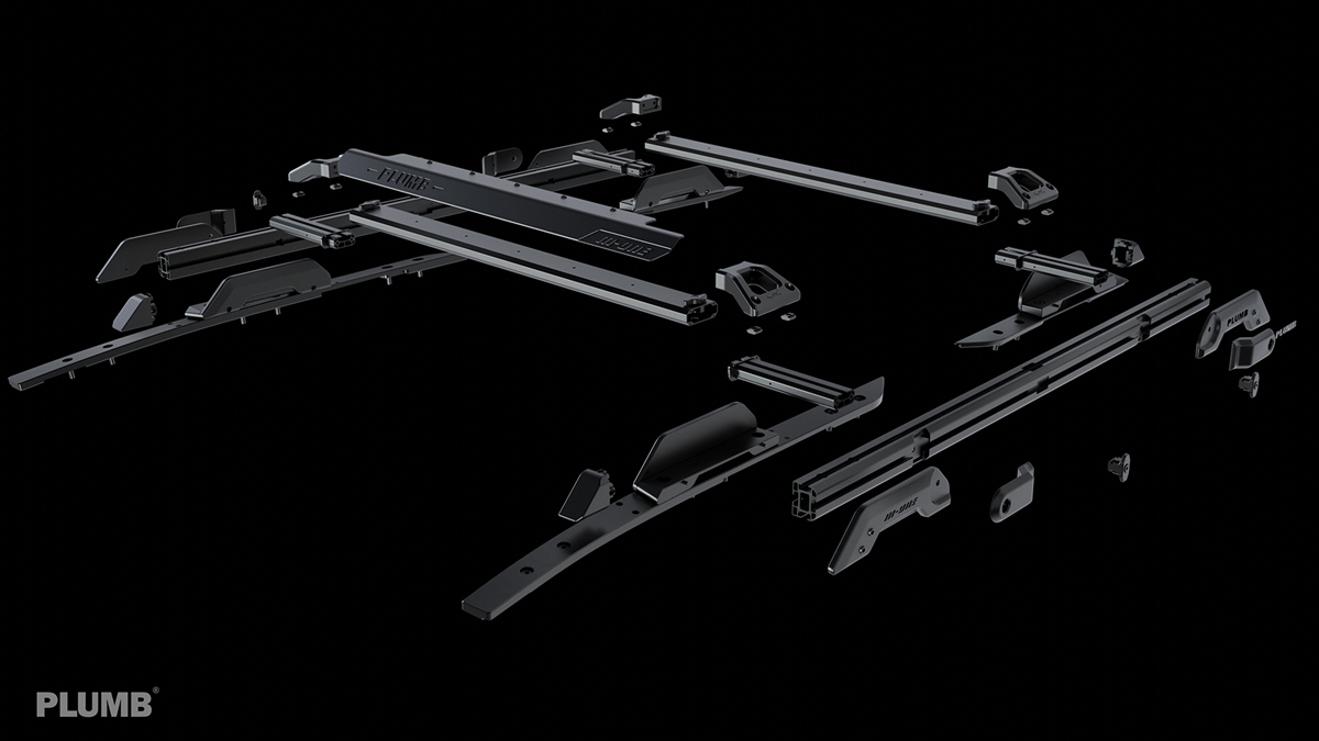 PLUMB Roof Rack Land Rover Defender 90