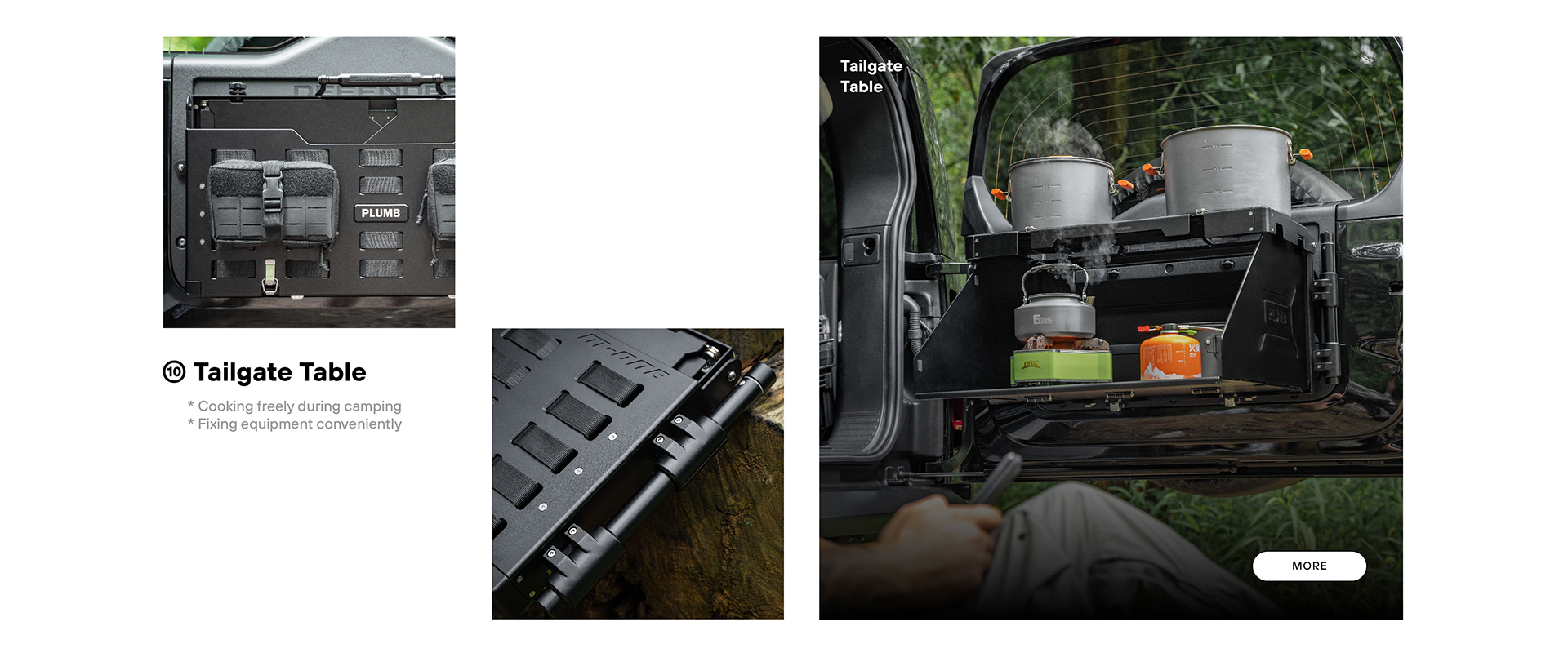 PLUMB Tailgate Table Land Rover Defender
