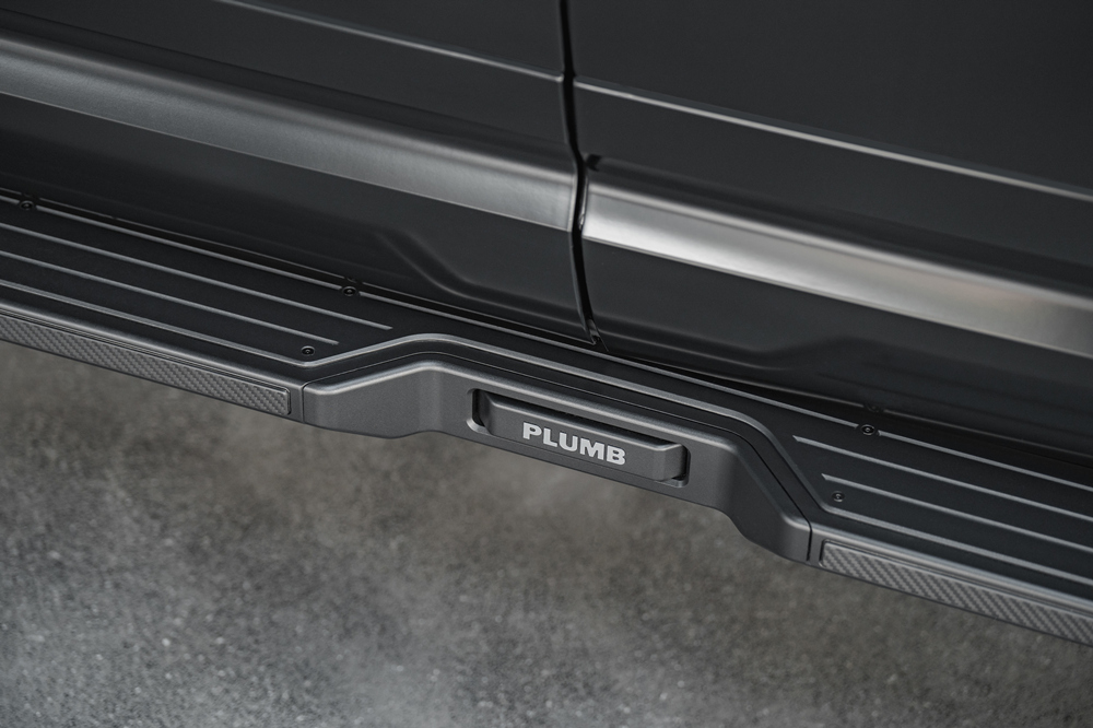 PLUMB carbon fiber side step land rover defender 110