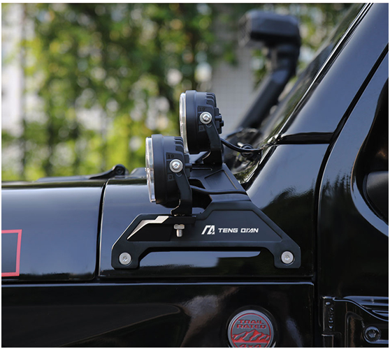JEEP wangler gladiator TENGQIAN A-pillar supports light Bracket (2)