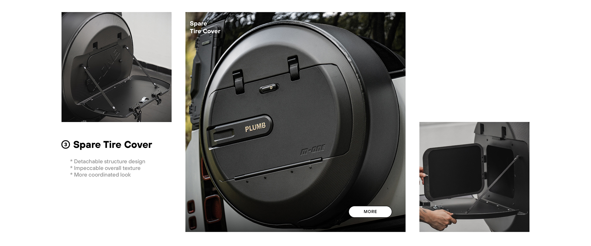 PLUMB Spare Tire Cover Land Rover Defender