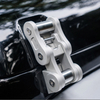 Silver Hood Latch Catch Lock Kit for Jeep Wrangler JK & JL & Gladiator JT