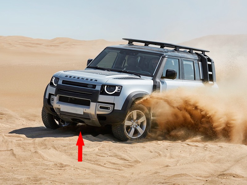 5-front undershield for new 2020+ Defender110 underguard