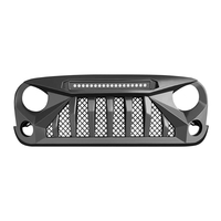 Jeep Wrangler JK 2007-2018 Traitor Grille with Light ABS 