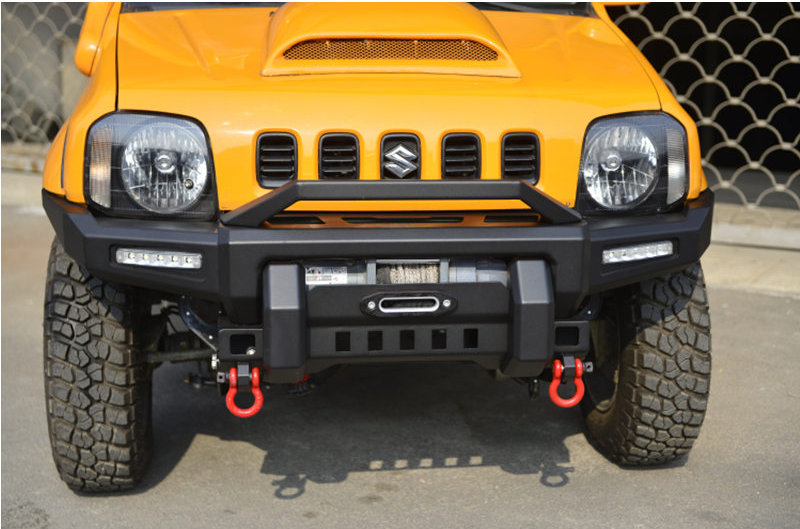 Heavy Duty Leopard Steel Front Bumper for Suzuki Jimny Buy Heavy Duty Front Bumper jimny jimny front bumper steel front bumper jimny Product on Hangzhou Green Offroad Auto Parts Co. Ltd