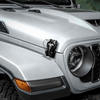 OMU Genesis Series Aluminum Hood Latch Lock for Jeep Wrangler JK JL Gladiator JT