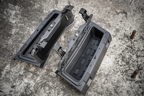 PLUMB Side Mounted Tool Equipment Box Carrier for 2020+ Land Rover Defender 90 110 130