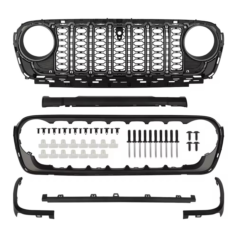 thumbnail image 2 of Sidi LED Grill Lights For Jeep Wrangler JL 2024-2025 | Amber Front Grille Accent Lights (6 Pcs) 2 of 6