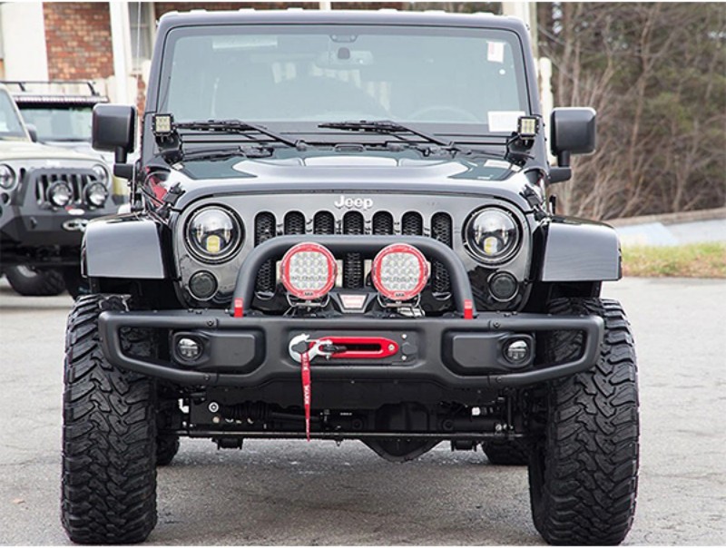 10th anniversary jeep jk front bumper with winch plate