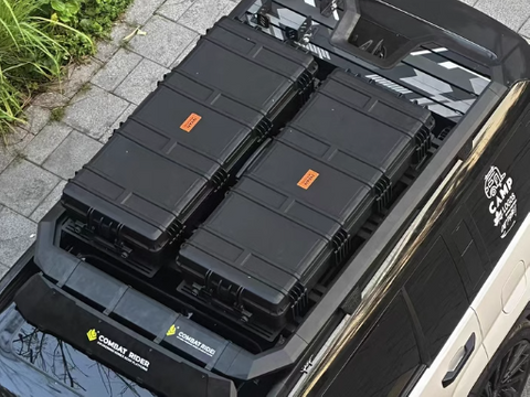 Hyundai Santa Fe Combat Rider Roof Luggage Rack Platform Side Ladder