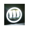 4" Inch LED Fog Lights Lamp with White Halo Ring DRL for 2007-2017 Jeep Wrangler JK