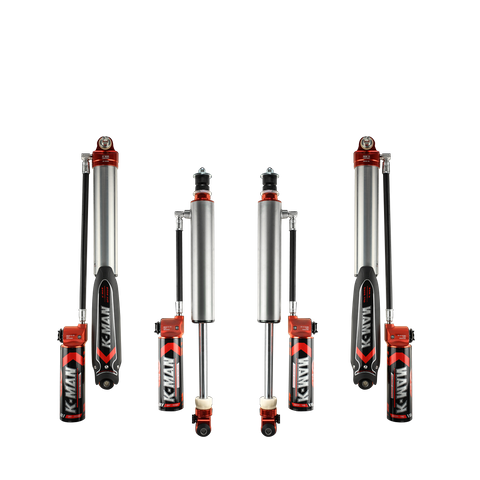 K-MAN 2.5 Inch Lift Compression Rebound Adjustable Shocks for Jeep Wrangler JK 