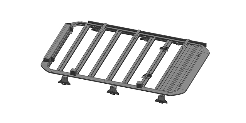 Jeep Wrangler JKU JLU 2 door 4 door Roof Rack b
