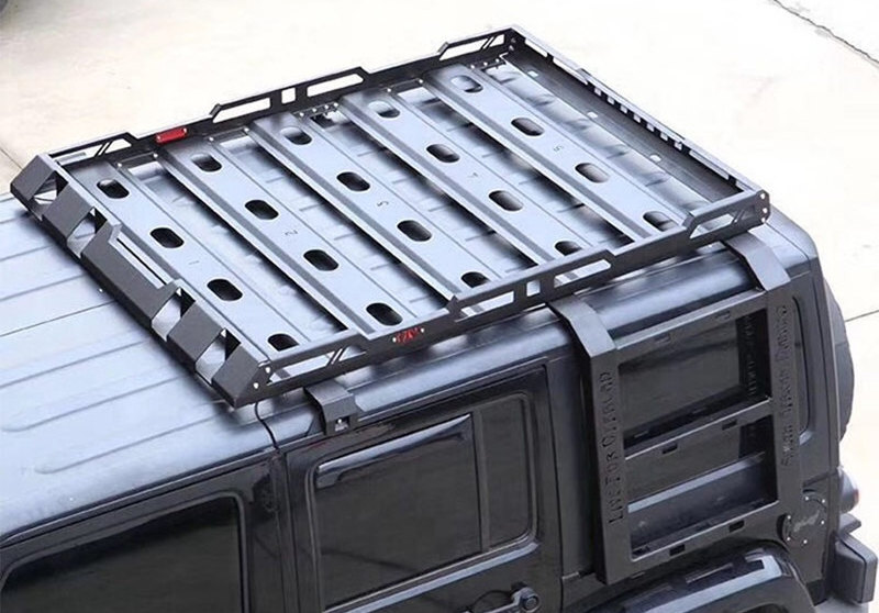 Jeep Wrangler JK JL Roof Rack with Side Ladder c