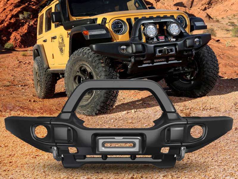 aev front bumper jeep wrangler jl standard fender flares