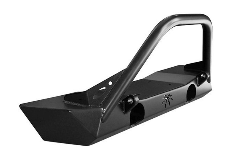 Poison Spyder Brawler Lite Style Front Bumper With Bar & D-Ring Tabs for 2007-2018 Jeep Wrangler JK