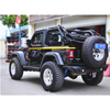 Heavy Duty Rebel Style 4x4 Aluminum Rear Bumper Bar for 2018-2022 Jeep Wrangler JL 