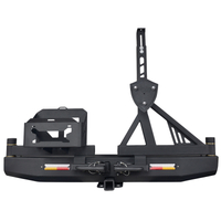 Rear Bumper With Tire Carrier With Jerry Can For Toyota Hilux