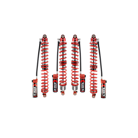 K-MAN 4.0 inch Lift Nitrogen Shocks Compression Rebound Adjustable for Jeep Wrangler JL
