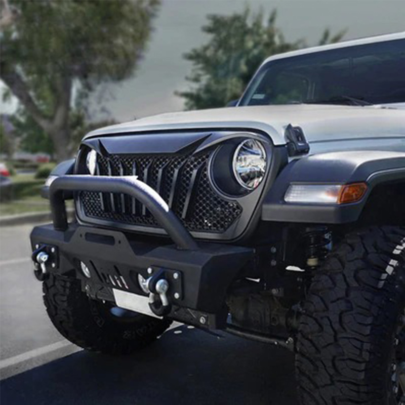 15-Titus Front Grille for 2018-2021 Jeep Wrangler JL