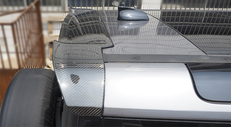 11-Carbon Fiber Rear Spoiler for Land Rover 2020+ Defender Rear Wing 90110
