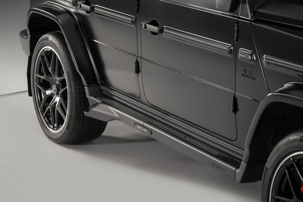 NORLUND Aluminum Forged Carbon Fiber Side Bar Exhaust Kit FOR Mercedes Benz G detail