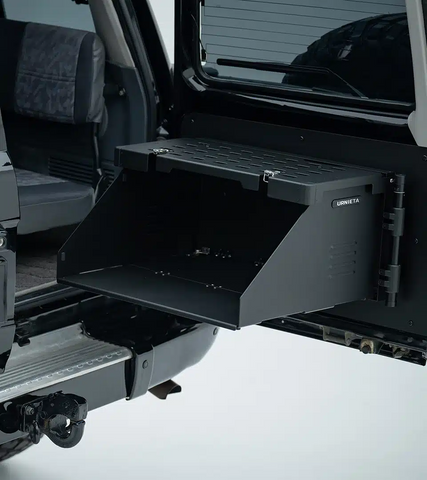 URNIETA Toyota Land Cruiser 80 LC80 NS Series Tailgate Table Trunk Storage Rack
