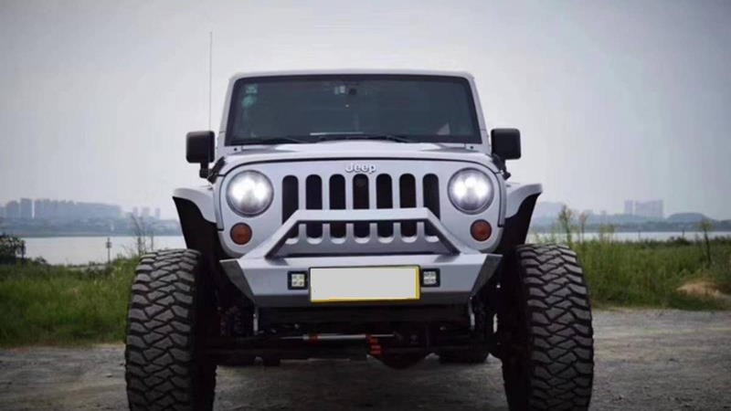 Avenger Front Winch Bumper With D-ring hooks for Jeep Wrangler JK