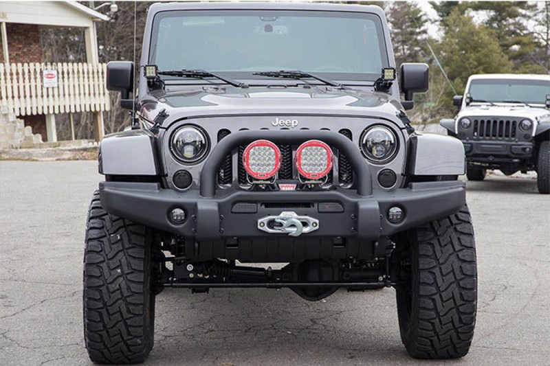 AEV Style Premium Front Bumper Jeep Wrangler JK with winch plate