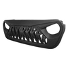 Matte black Front Grille Shark Grill Replacement for Jeep Wrangler JL JT 2018 2019 2020 2021