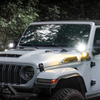 OMU A pillar bracket with yellow spotlight white spotlight Jeep Wrangler JL Gladiator JT