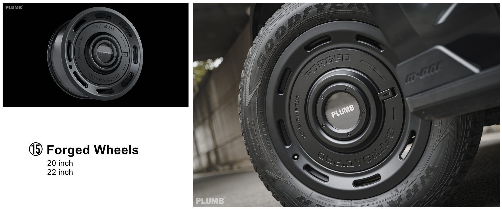 PLUMB Forged Wheels for new Land Rover Defender