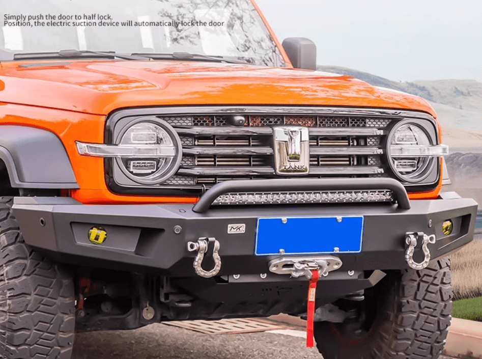 GWM Tank 300 HEV hybrid MK MEIKA front bumper single foglights