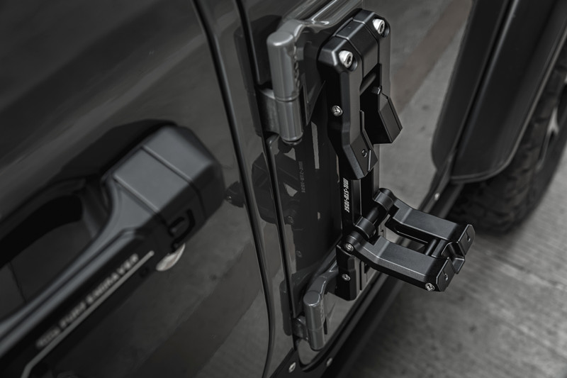 Door Climbing Hinge Side Step Foot Pedal For Jeep Wrangler JK JL 05