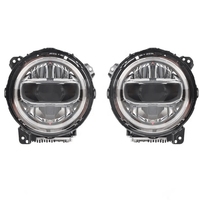 9" LED Headlamp Pair for 2018-2021 Jeep Wrangler JL