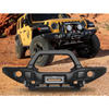 AEV Style Full Width Steel Front Bumper for Jeep Wrangler JL