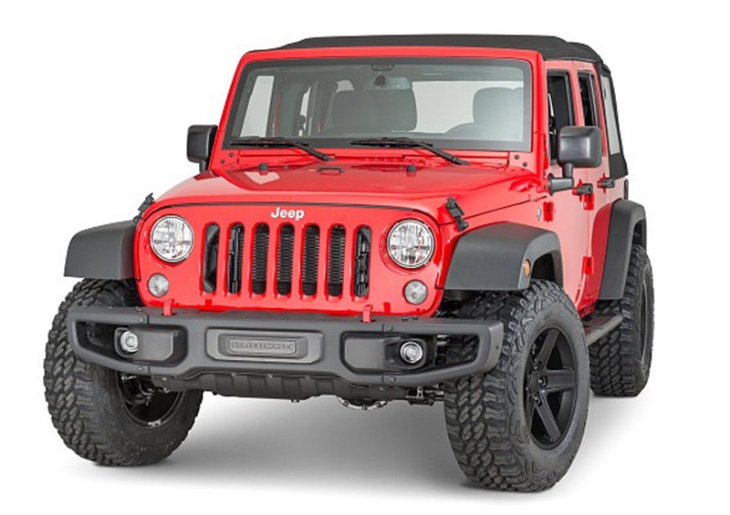 Mopar 10th Anniversary Off Road JK Front Bumper with car
