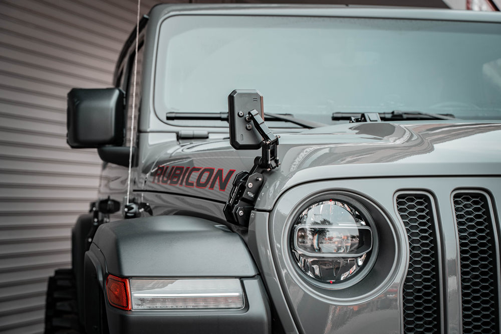 E-LONGWELL Aluminum Hood Latch Lock Catch Flag Style Compatible With Jeep Wrangler 2007 2017 Jk Jku 2018 2022 Jl Jlu 2020 2024 Gladiator 1 Pair - Foto 5