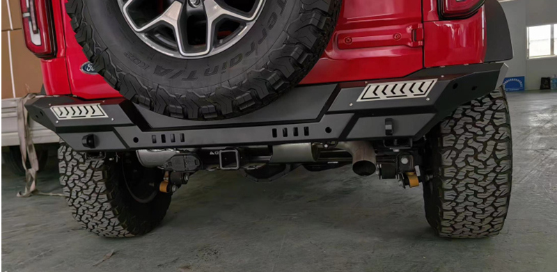 Ford Bronco Raptor Rear Bumper - Green 4x4