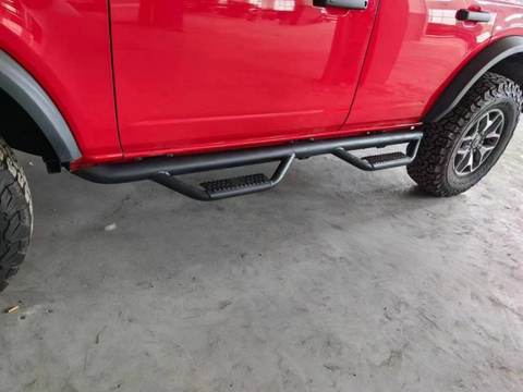 Ford Bronco Raptor Tubular Steel Side Steps Bar Pedal