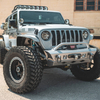 Jeep Wrangler JL Rebel Style Aluminum Stubby Front Bumper