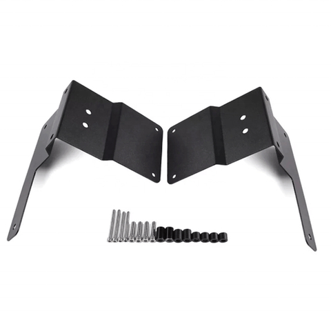 A-Pillar Light LED Mounting Brackets Holder Pair for Jeep Wrangler JL 2018~2022