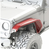 Aluminum Overland Tube Fenders Flare Front for Jeep Wrangler JK