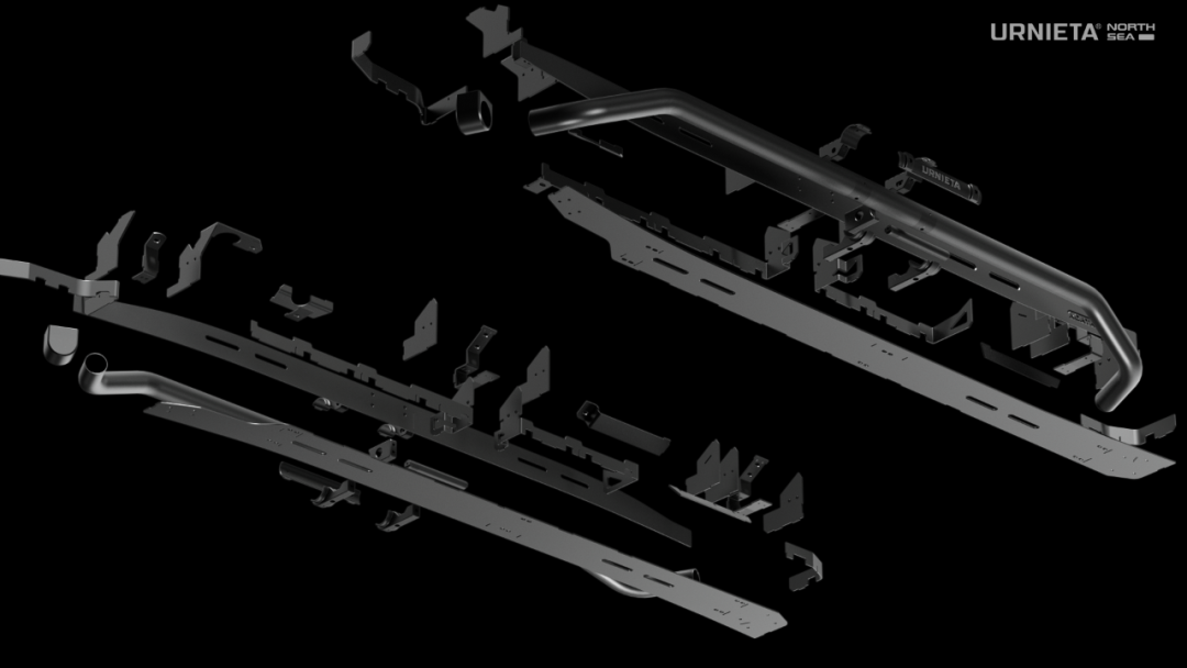 URNIETA Toyota LC250 Side Step