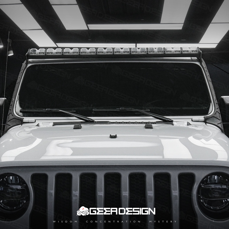 GEEA Series Jeep Wrangler JL A-pillar 50 Inch Led Light Bar Mounting ...