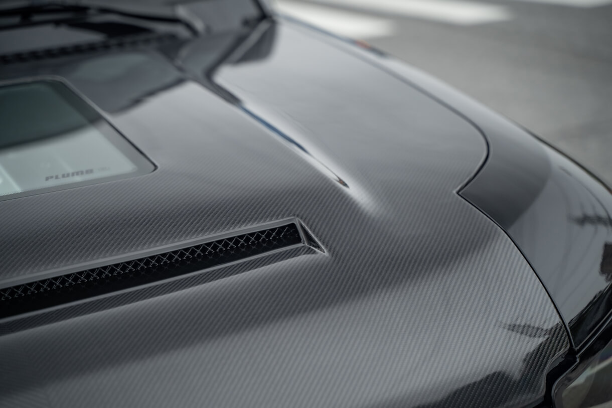 PLUMB carbon fibre bonnet land rover new defender