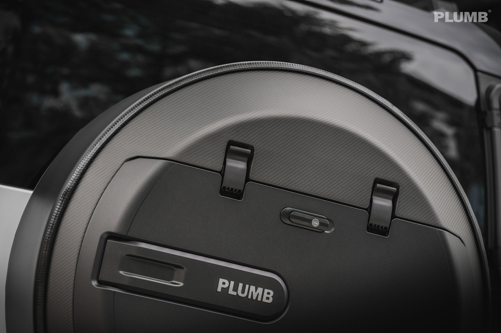 plumb tire cover new land rover defender 110